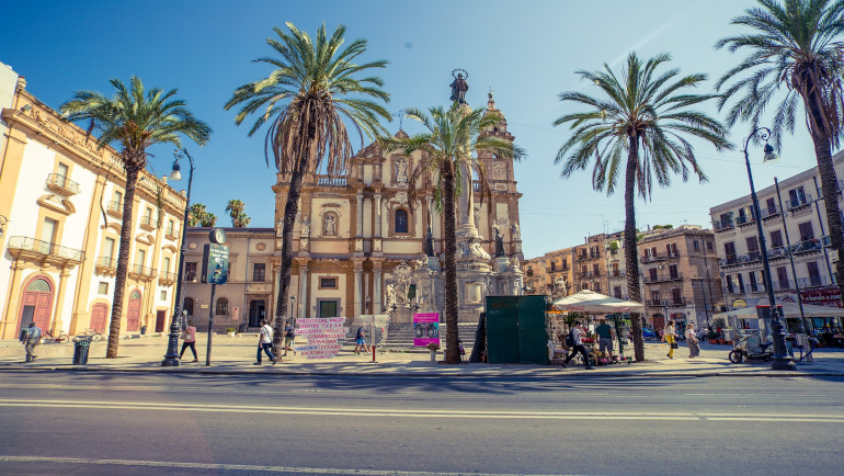 Warmest destinations in winter: Palermo, Italy