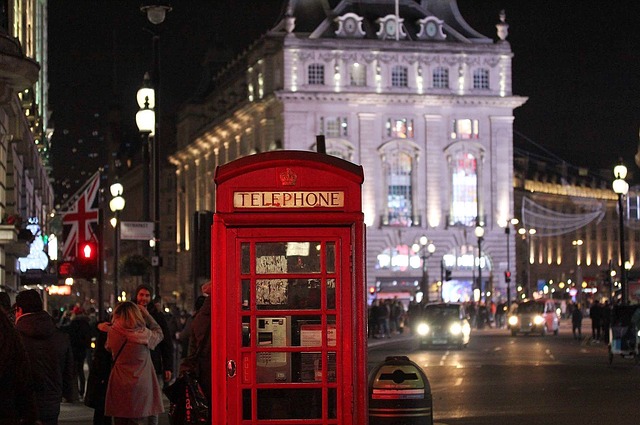 Christmas time in the city of London